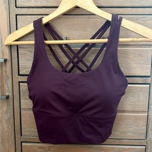 CRZ YOGA Deep Purple Sports Bra